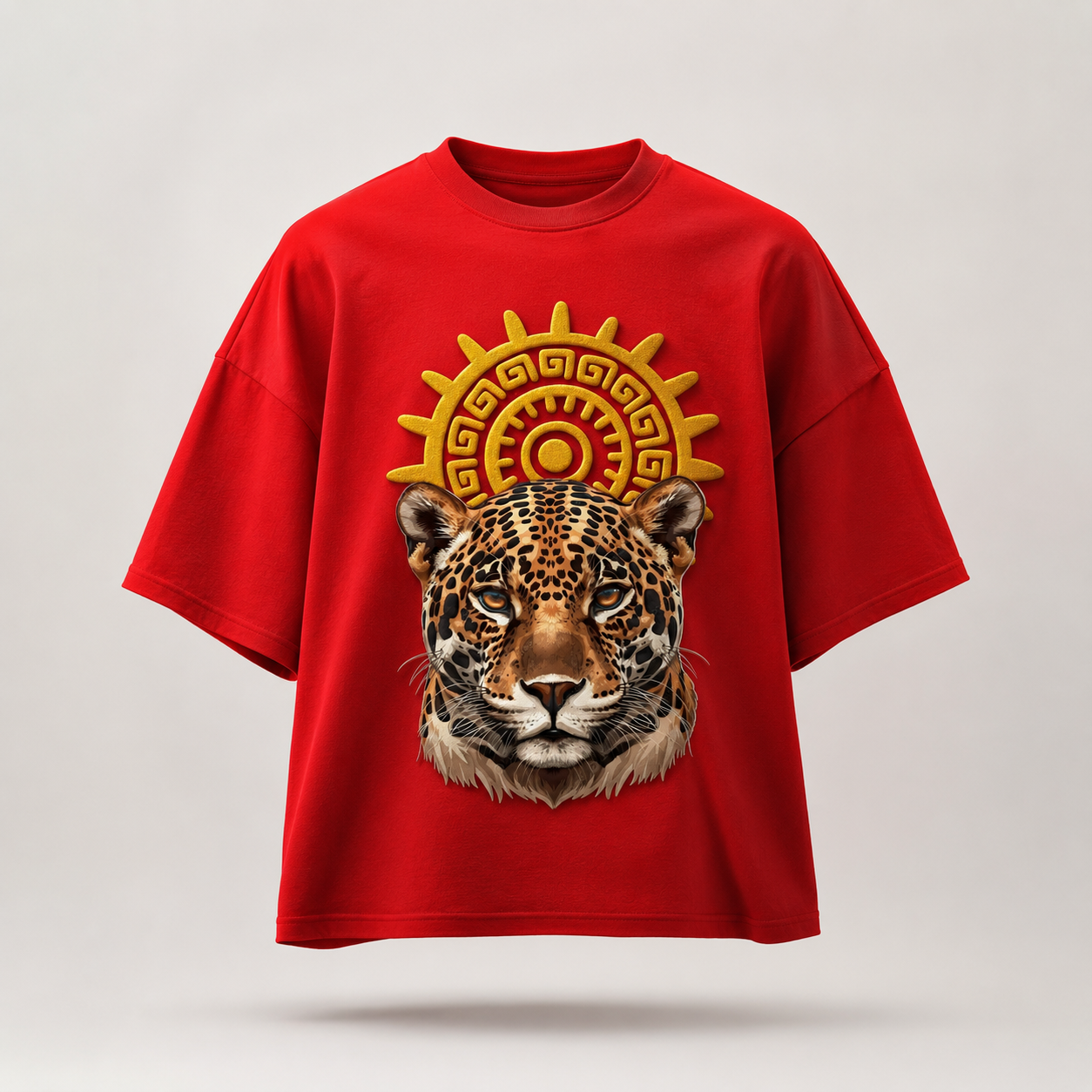 Cheetah Aura Oversized Downshoulder Tshirt
