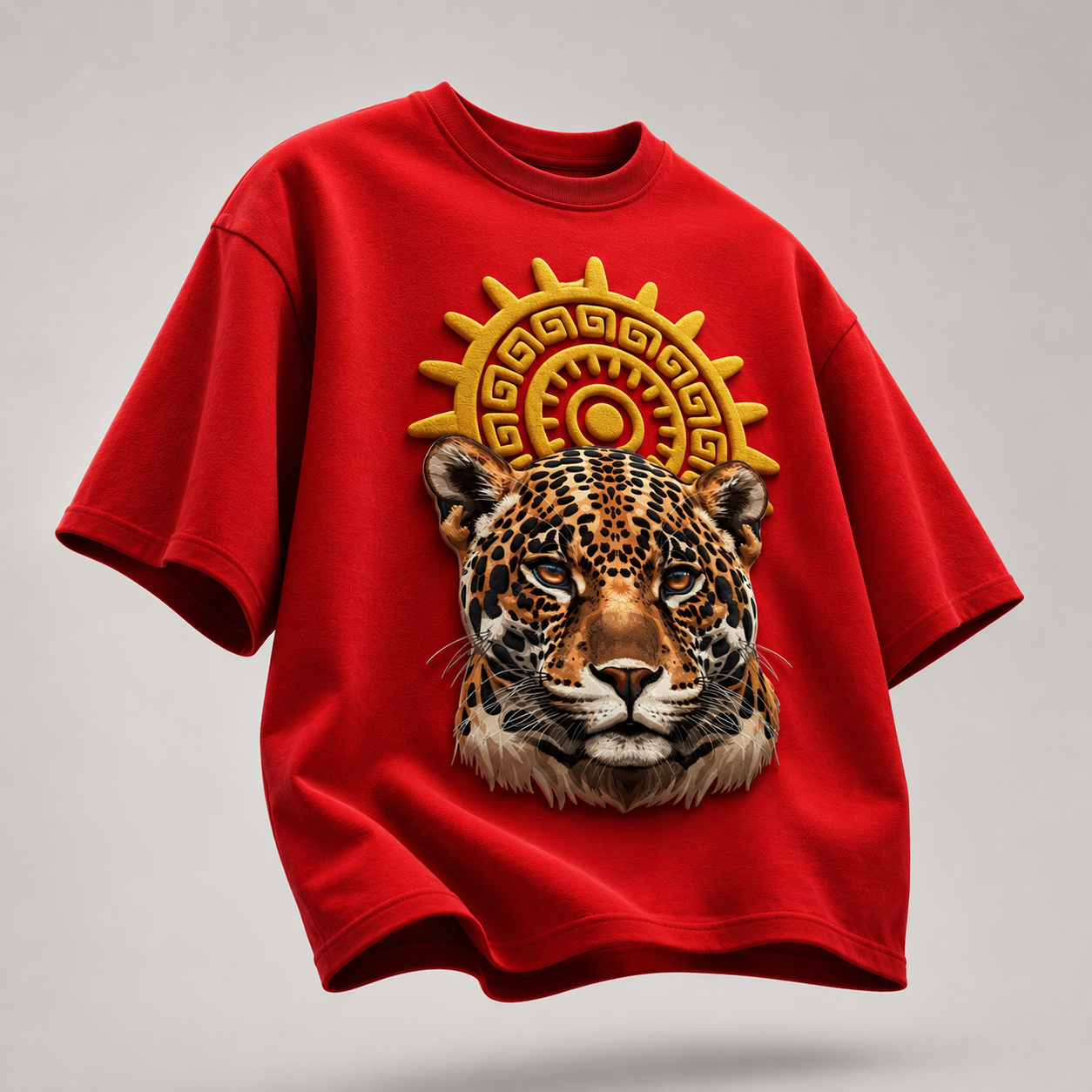 Cheetah Aura Oversized Downshoulder Tshirt