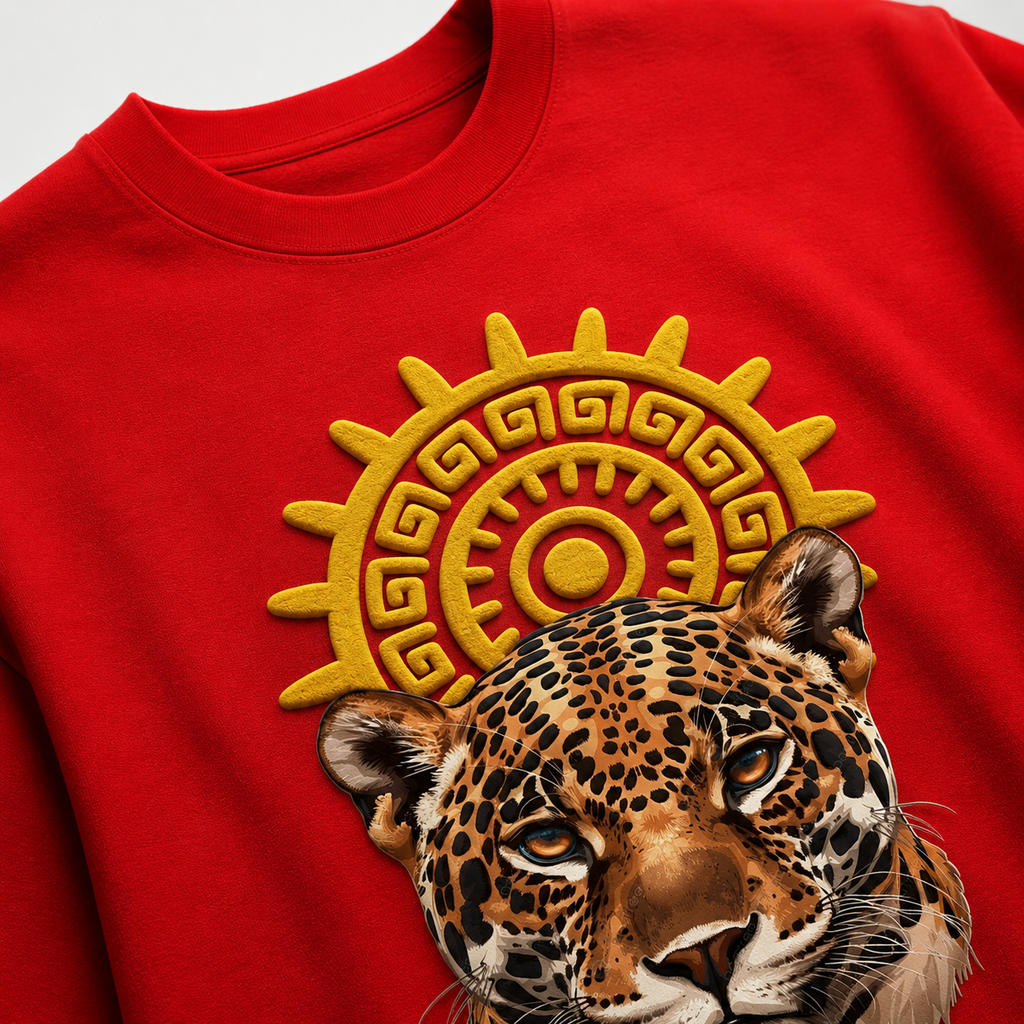 Cheetah Aura Oversized Downshoulder Tshirt