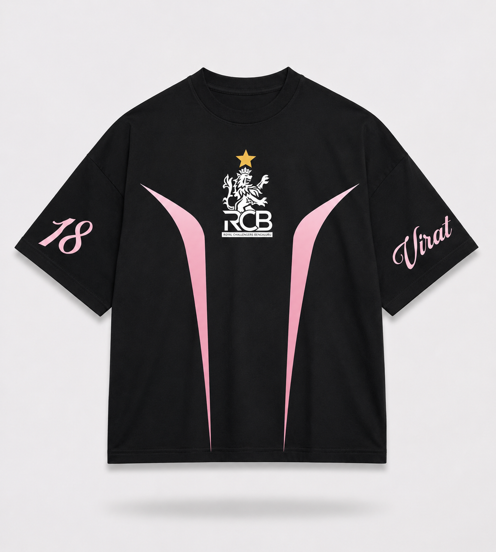 VK18 Oversized Downshoulder Tshirt