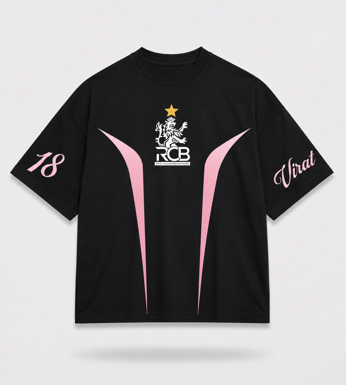 VK18 Oversized Downshoulder Tshirt