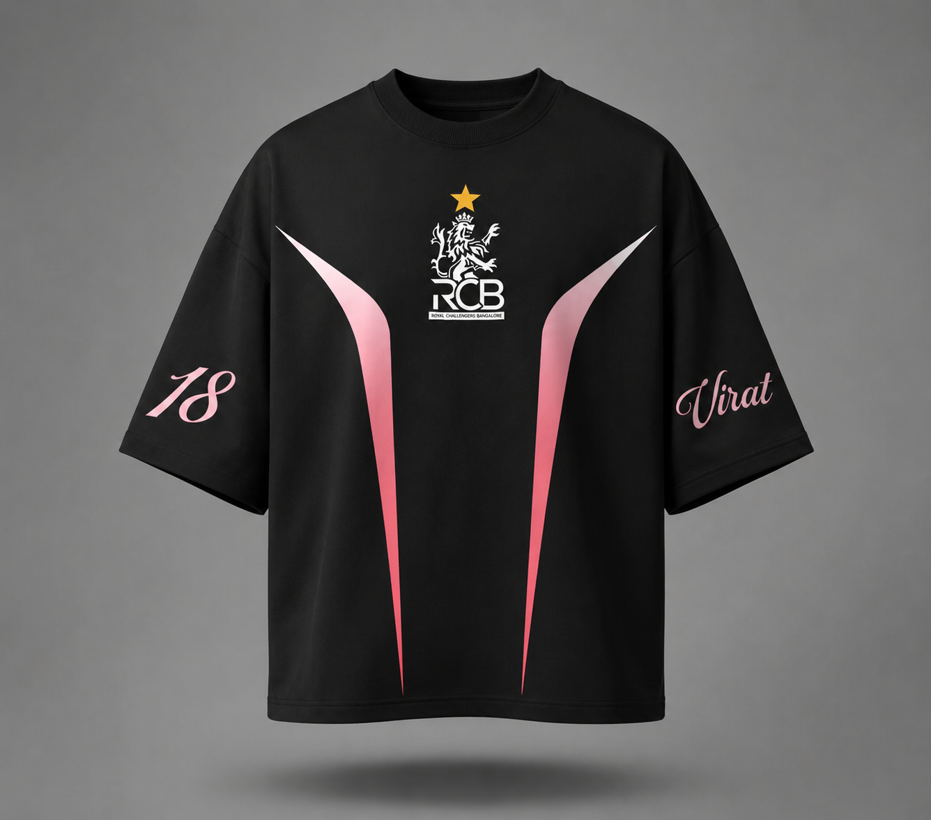VK18 Oversized Downshoulder Tshirt