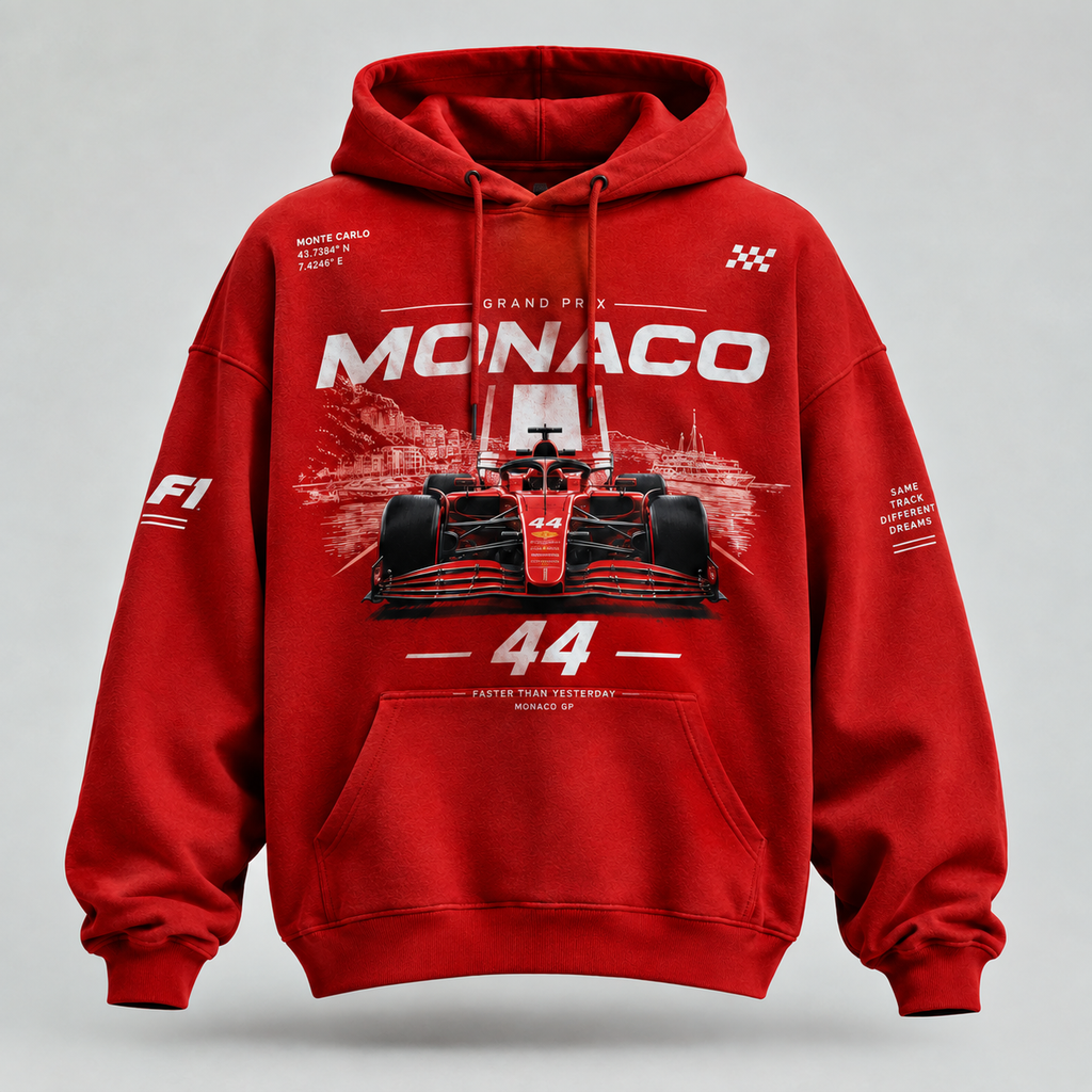 Monaco Formula Downshoulder Hoodie