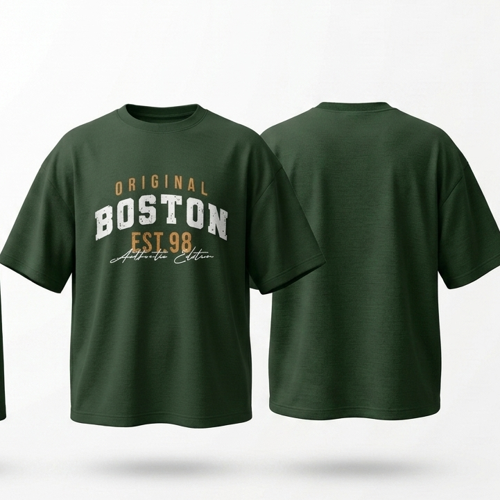 Boston Oversized Downshoulder Tshirt