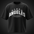 Los Angeles Oversized Downshoulder Tshirt