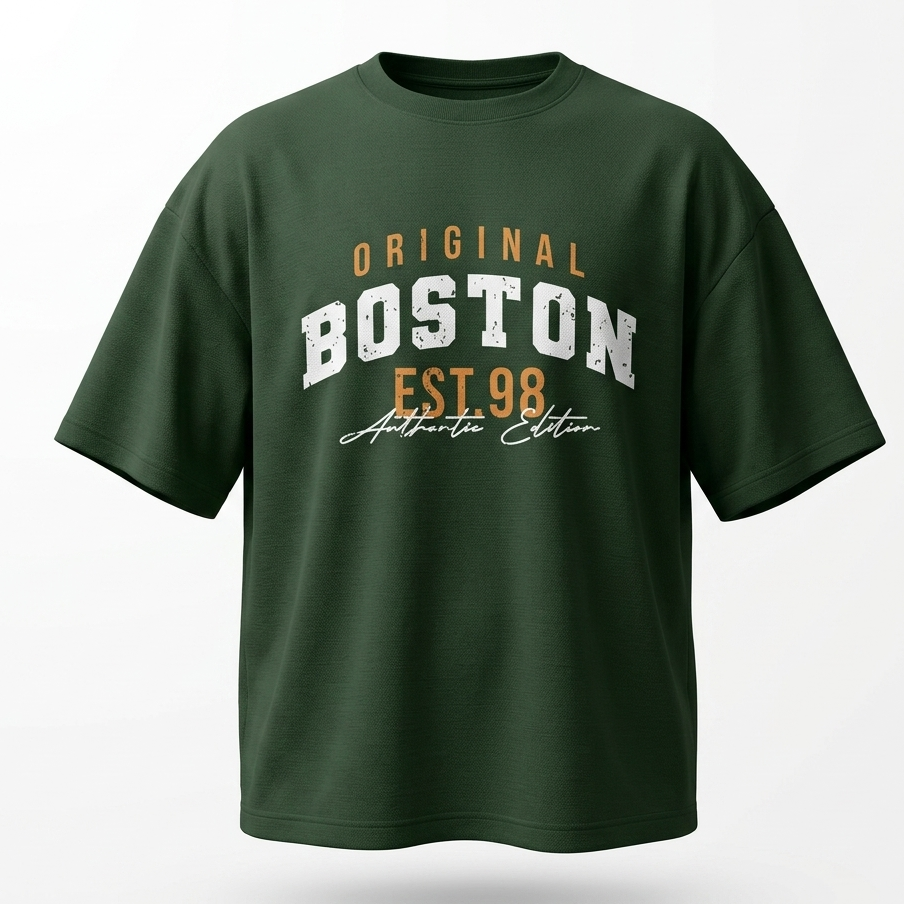 Boston Oversized Downshoulder Tshirt