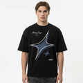 Star Oversized Downshoulder Tshirt