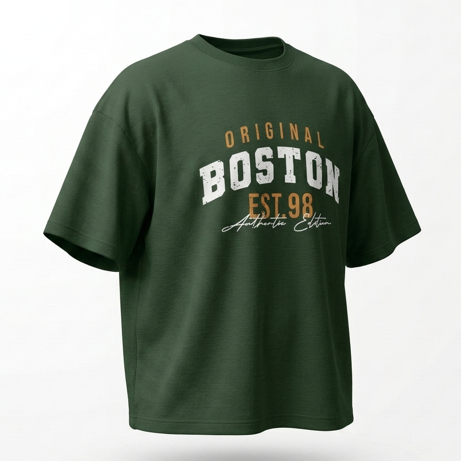 Boston Oversized Downshoulder Tshirt